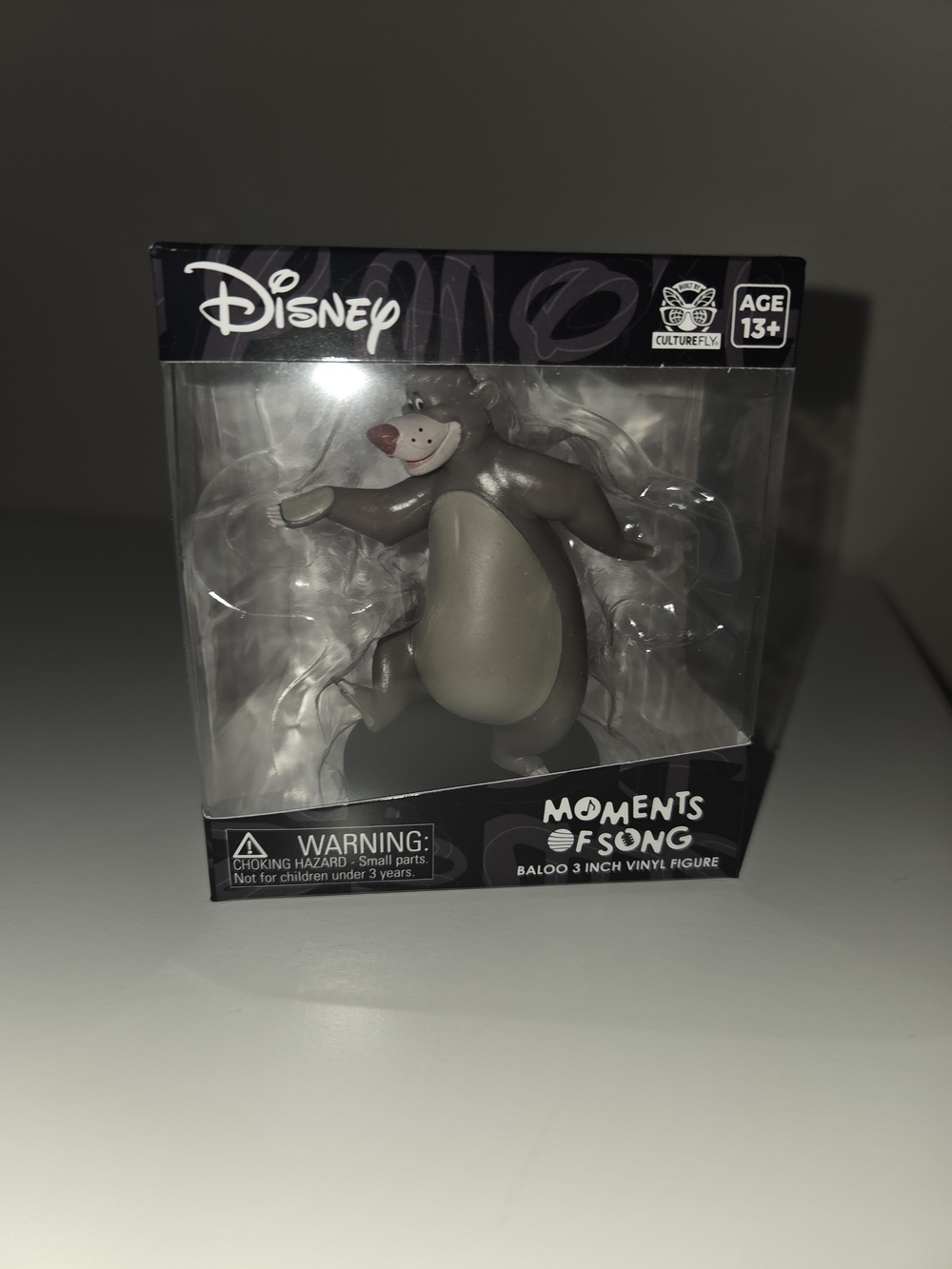 Disney Jungle Book Baloo 3" Vinyl Figure Moments of Song NIB